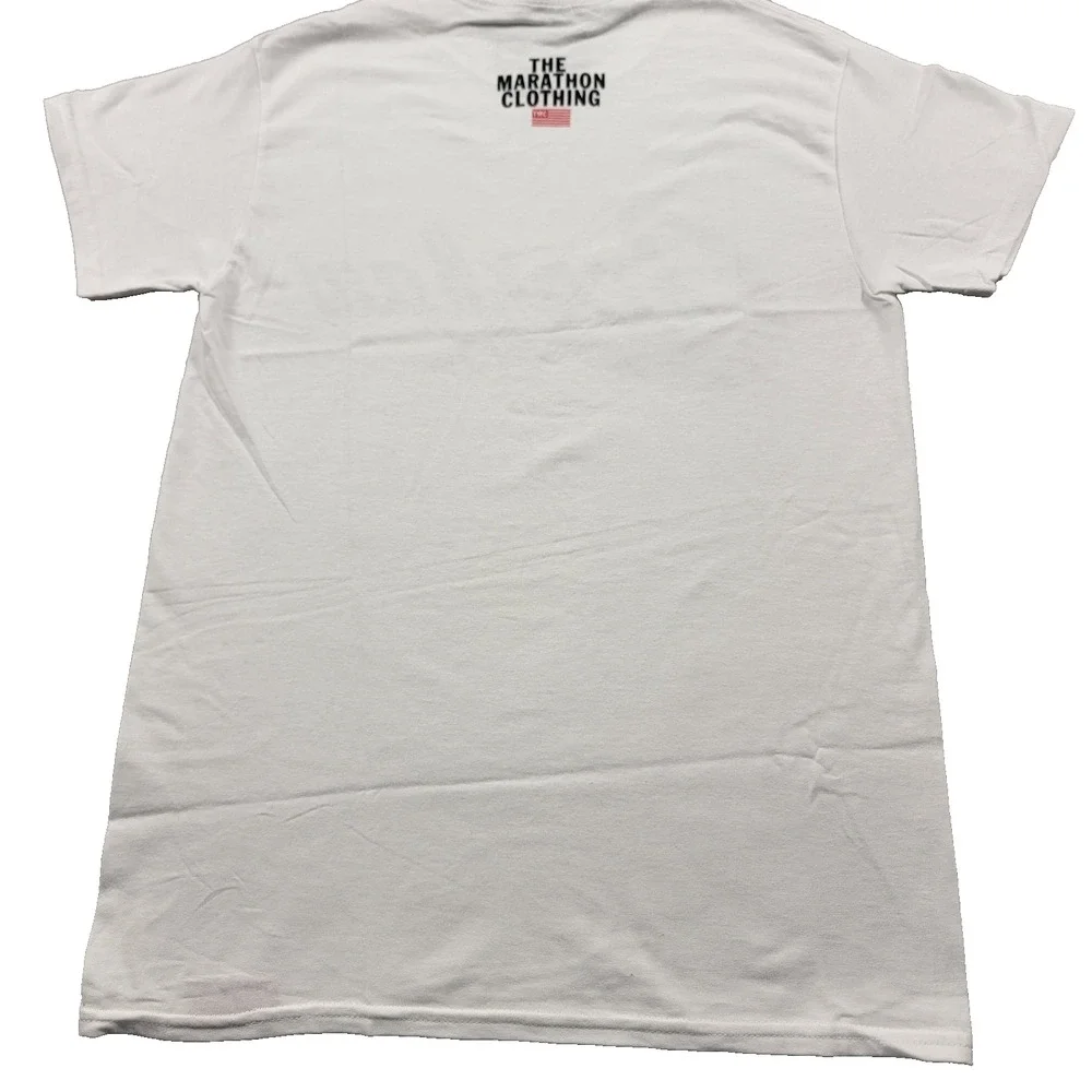 The Marathon Clothing Crenshaw Shirt Mens Small White Graphic Tee Streetwear - Picture 2 of 9